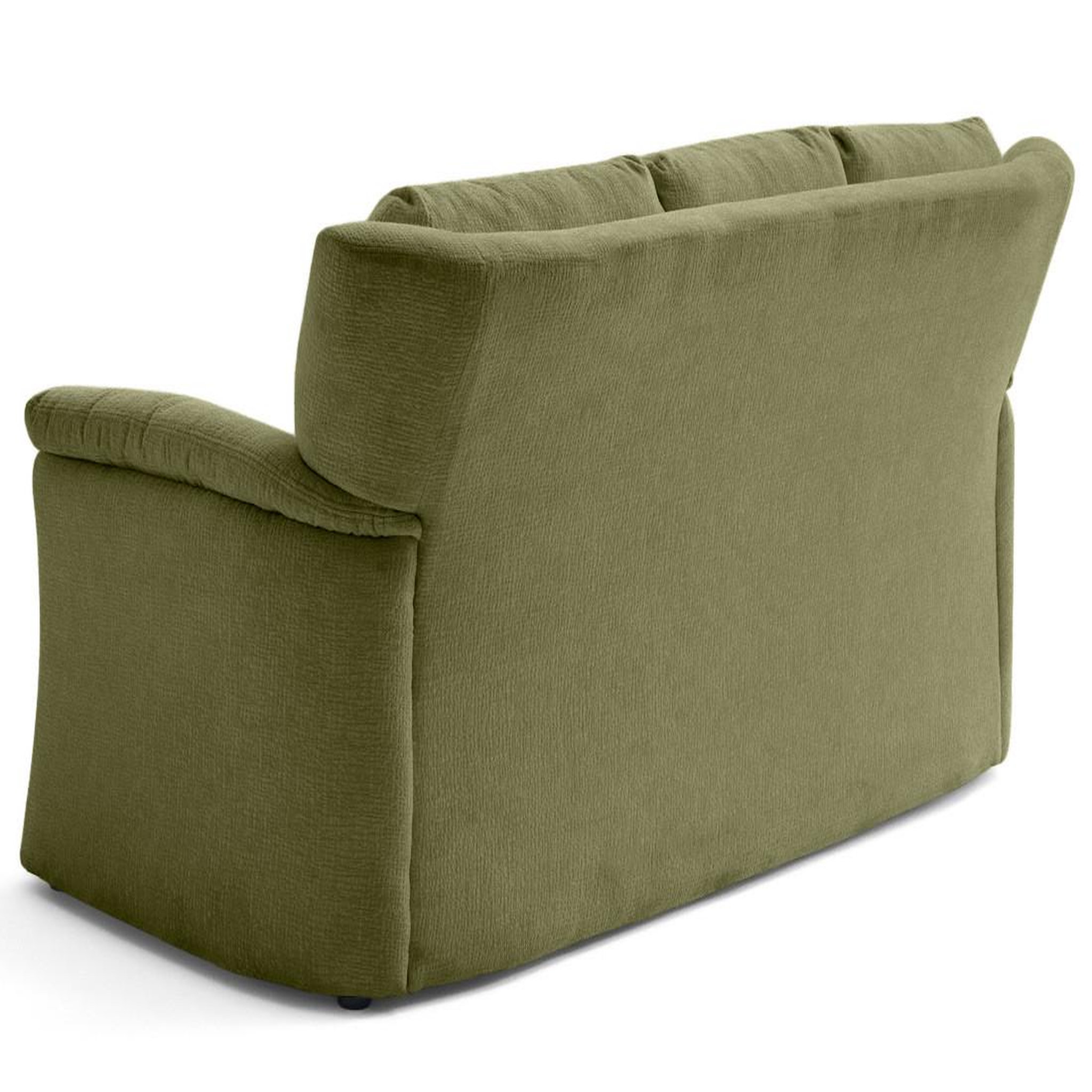 Voir la diapositive 6 : LISA DESIGN Bastille - canapé droit 3 places en tissu velours relief