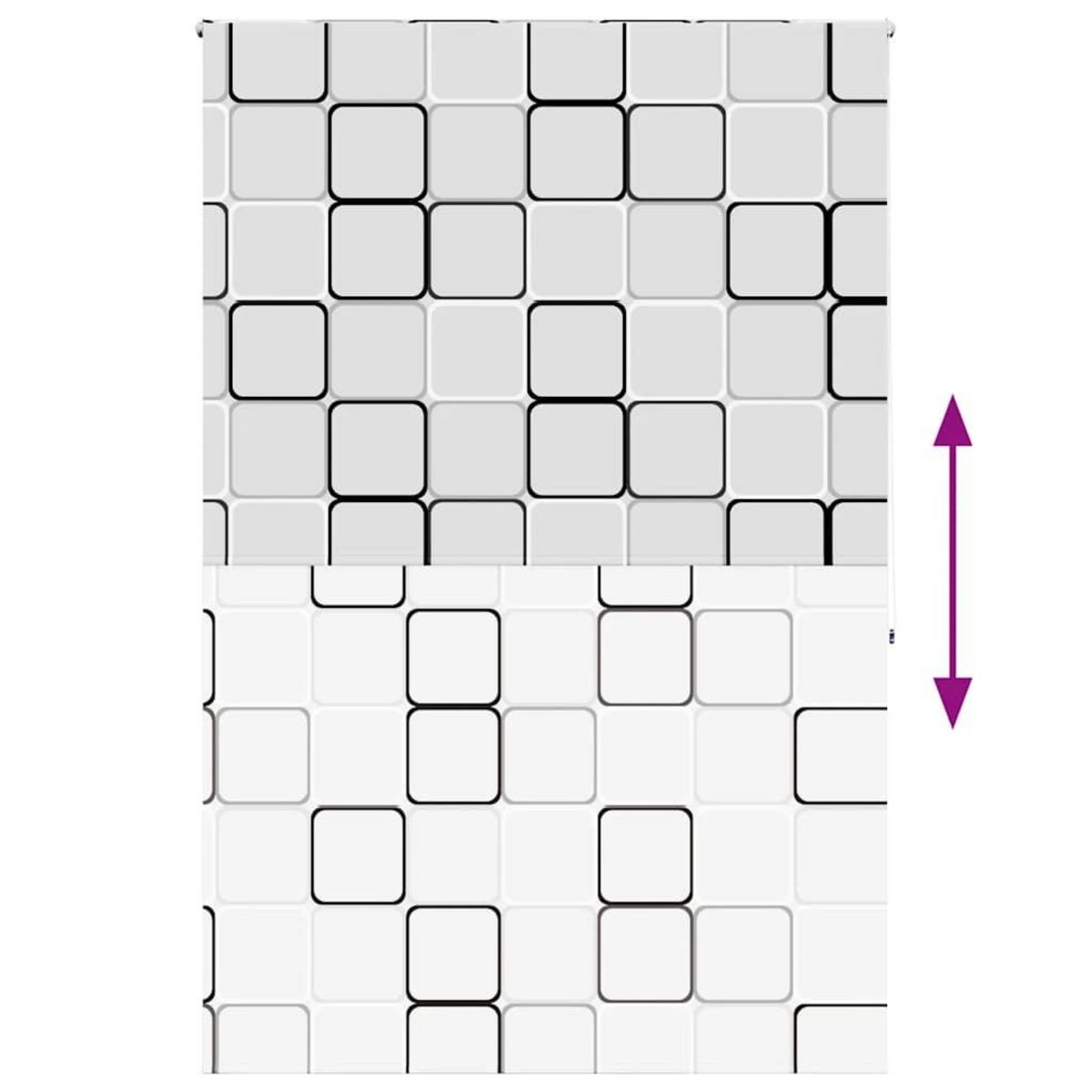 VIDAXL Store enrouleur de douche 160x240 cm largeur du tissu 156 cm