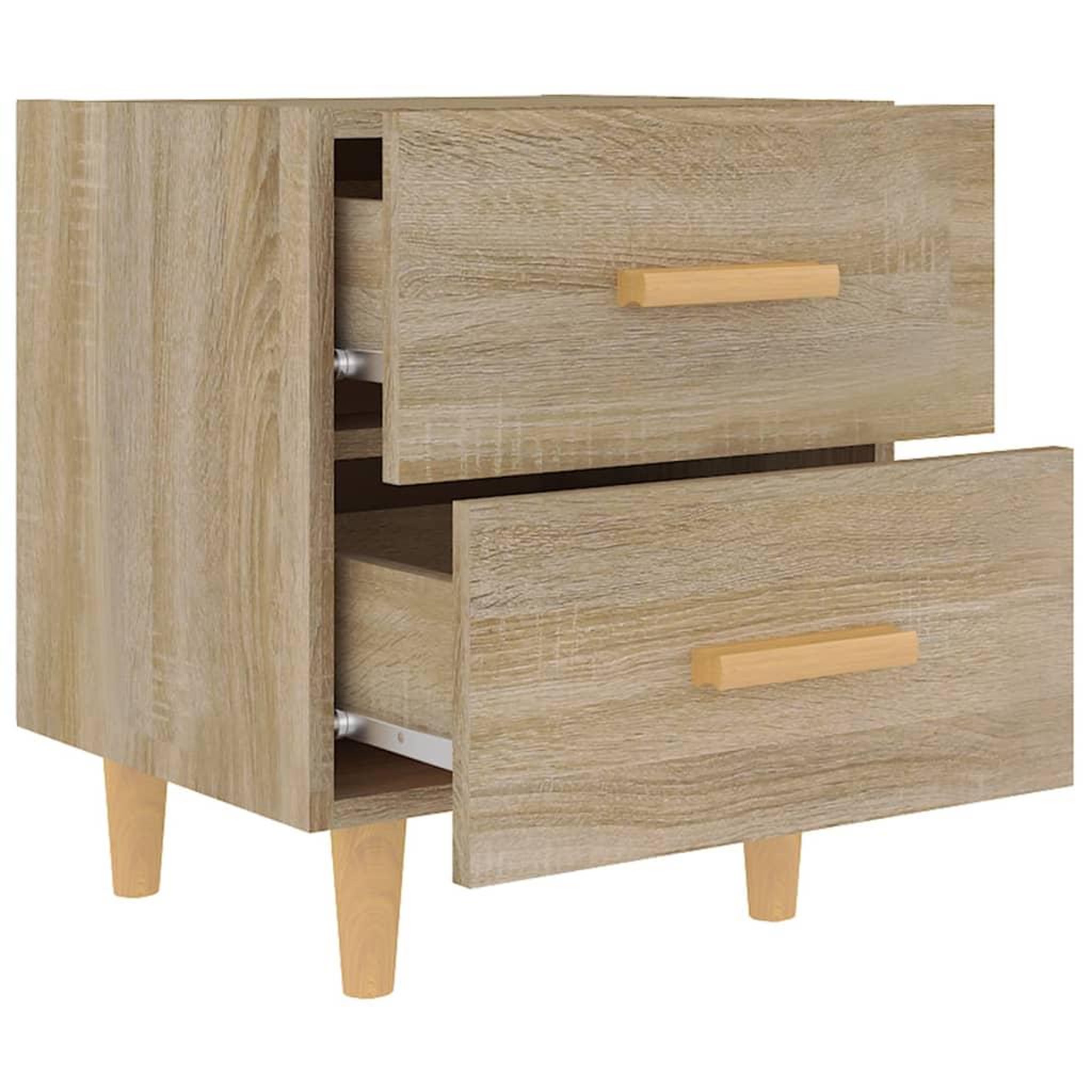 Voir la diapositive 5 : VIDAXL Tables de chevet 2 pcs Chene sonoma 40x35x47,5 cm