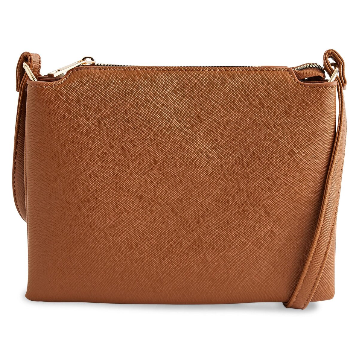 INEXTENSO Sac à main beige camel double poches femme