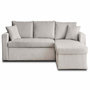 Voir la diapositive 1 : BEST MOBILIER Cyrus - canapé d'angle réversible 4 places - convertible avec coffre - en velours côtelé