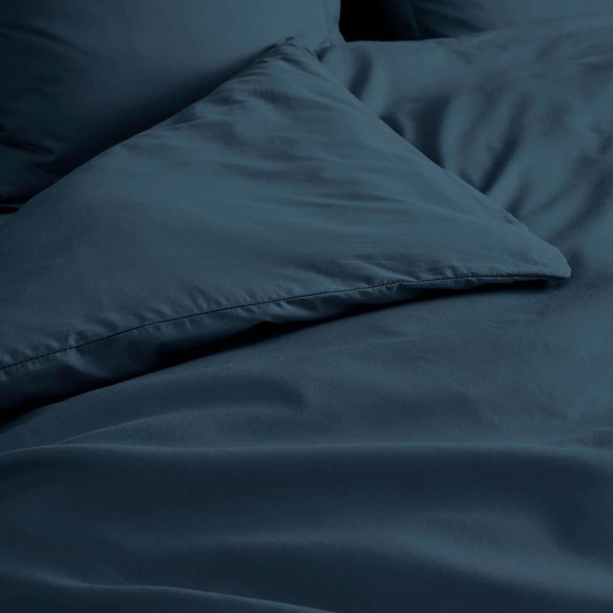 Voir la diapositive 2 : Douceur d'Intérieur Housse de couette  percaline  240x260cm bleu nuit