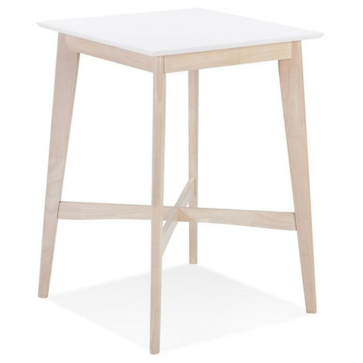 Paris Prix Table de Bar Scandinave  Hakido  105cm Blanc