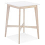 Voir la diapositive 3 : Paris Prix Table de Bar Scandinave  Hakido  105cm Blanc