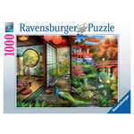 RAVENSBURGER Puzzle 1000 p - l heure du the au jardin japonais
