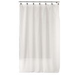 Douceur d'Intérieur Voilage à anneaux Ninka. Coloris disponibles : Vert, Rouge, Beige, Blanc