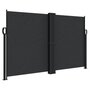 Voir la diapositive 2 : VIDAXL Auvent lateral retractable noir 140x1000 cm