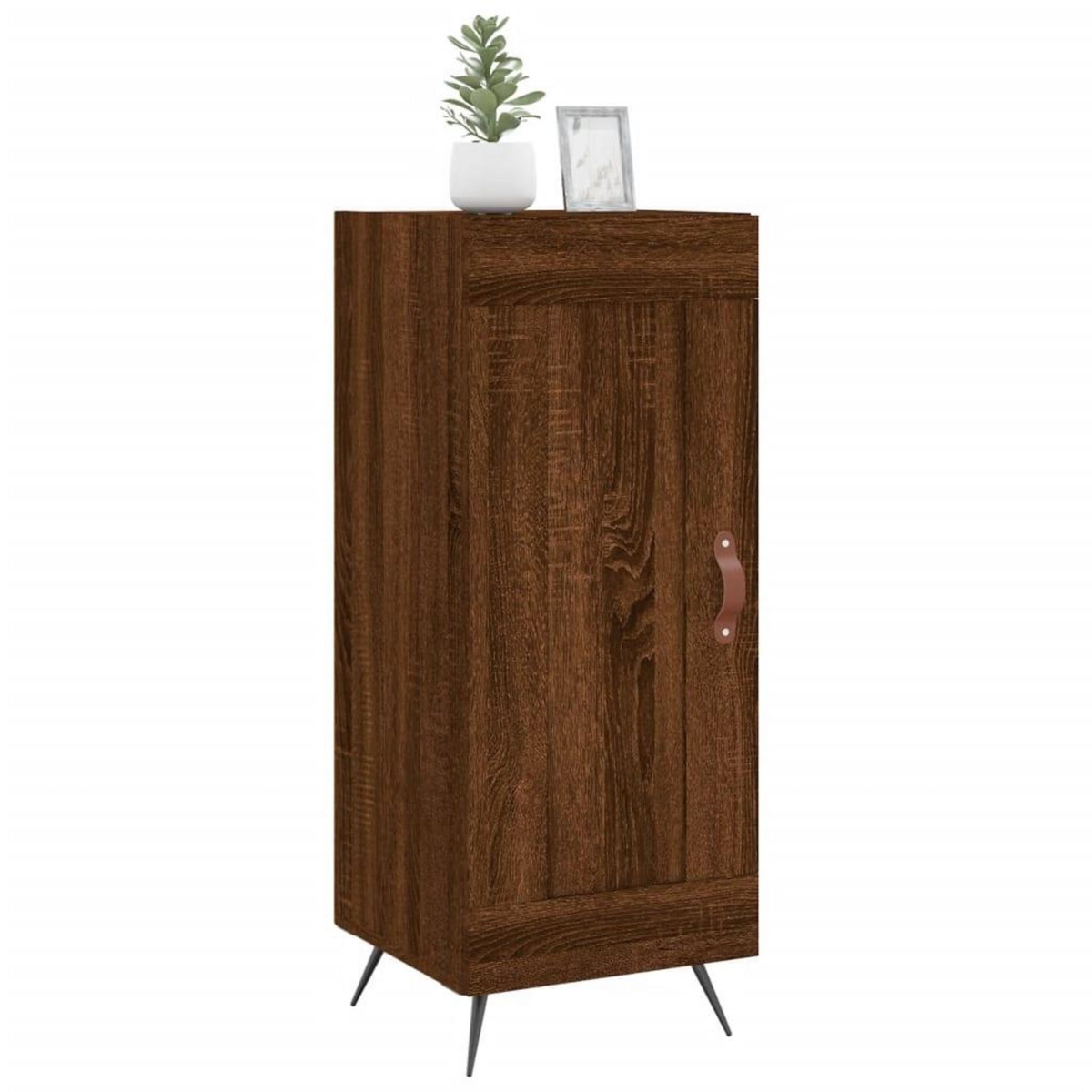 VIDAXL Buffet Chene marron 34,5x34x90 cm Bois d'ingenierie