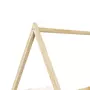 IDIMEX Lit cabane SILA 90x190 cm, lit simple enfant 1 place type Montessori, en pin massif finition naturelle