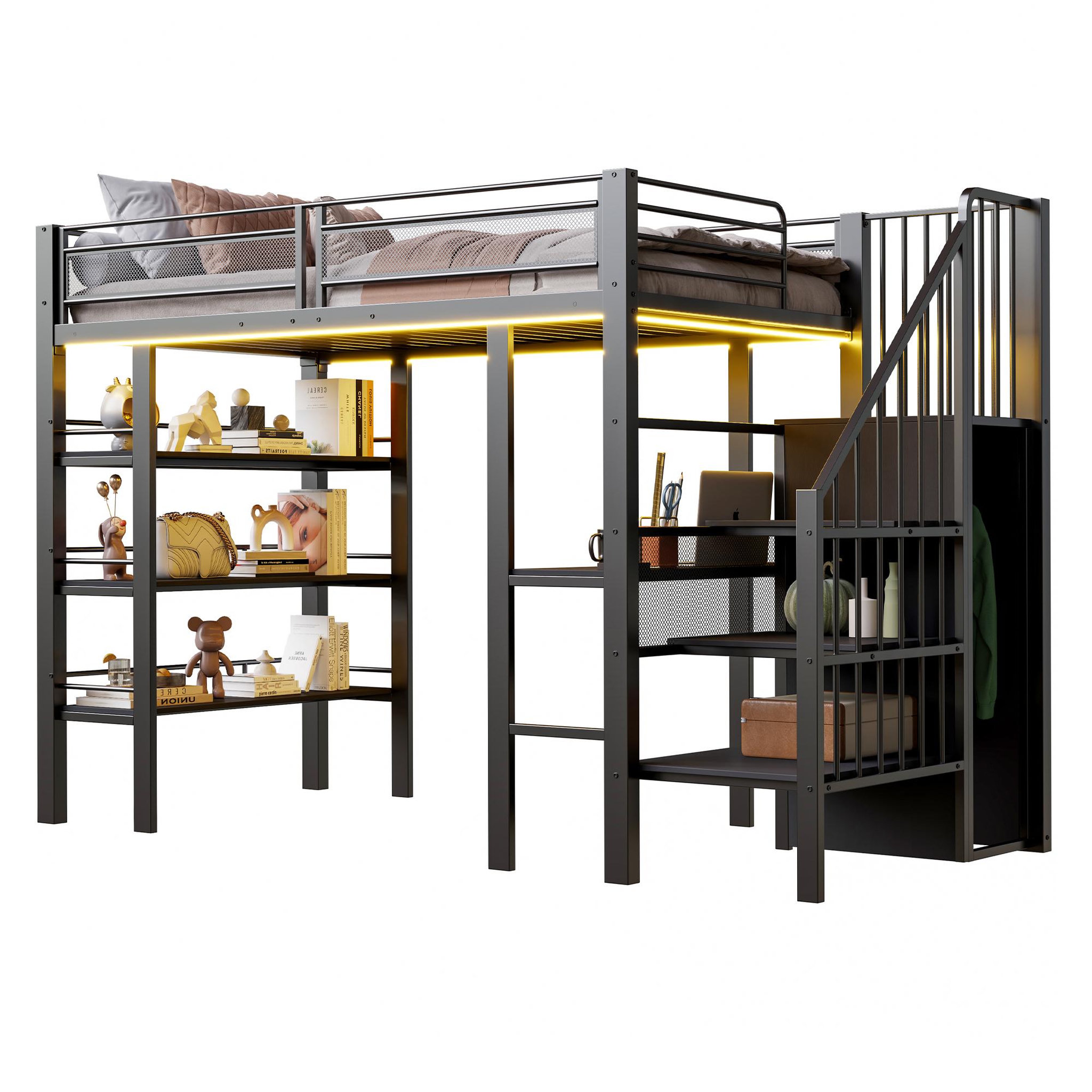 Voir la diapositive 1 : MERAX Lit mezzanine