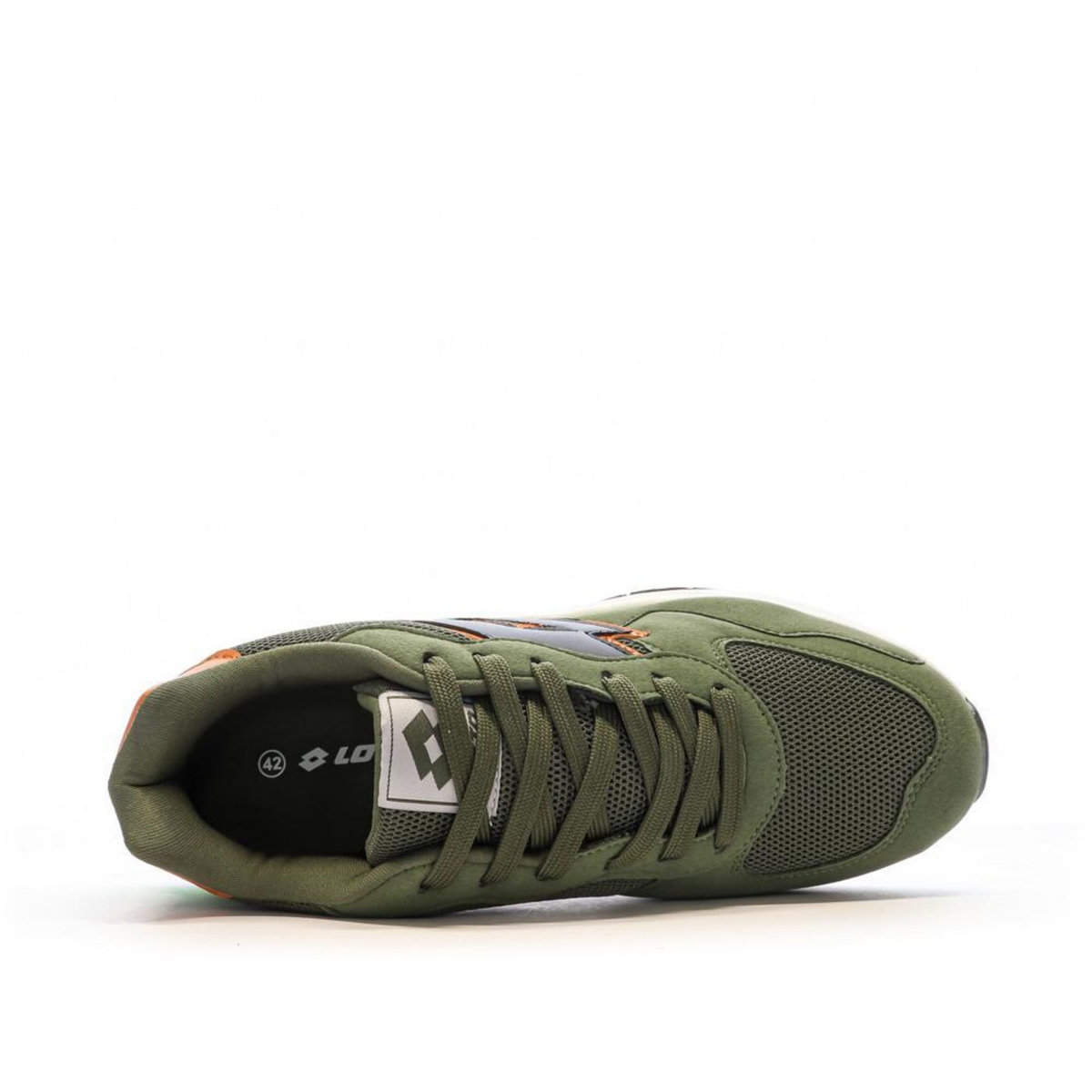 LOTTO Baskets Kaki/Orange Homme Lotto Twenty6