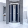 Voir la diapositive 1 : Aurlane Cabine de douche 1/4 de cercle - 85x85x225cm - NIGHTY