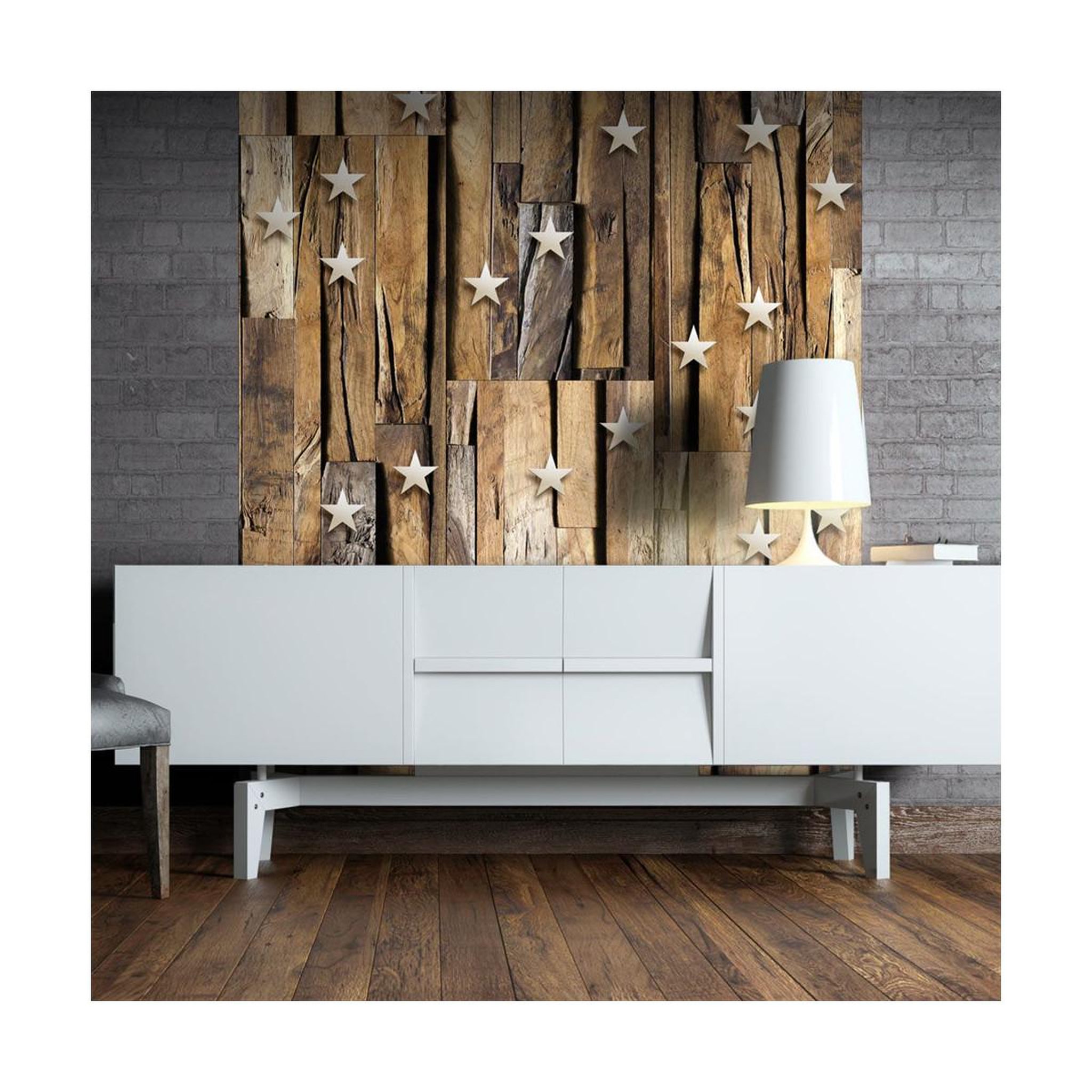 Paris Prix Papier peint  wooden constellation  50x1000cm