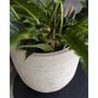 Voir la diapositive 3 : CAPI Capi Pot a fleurs Waste Rib 35x34 cm Beige terrazzo