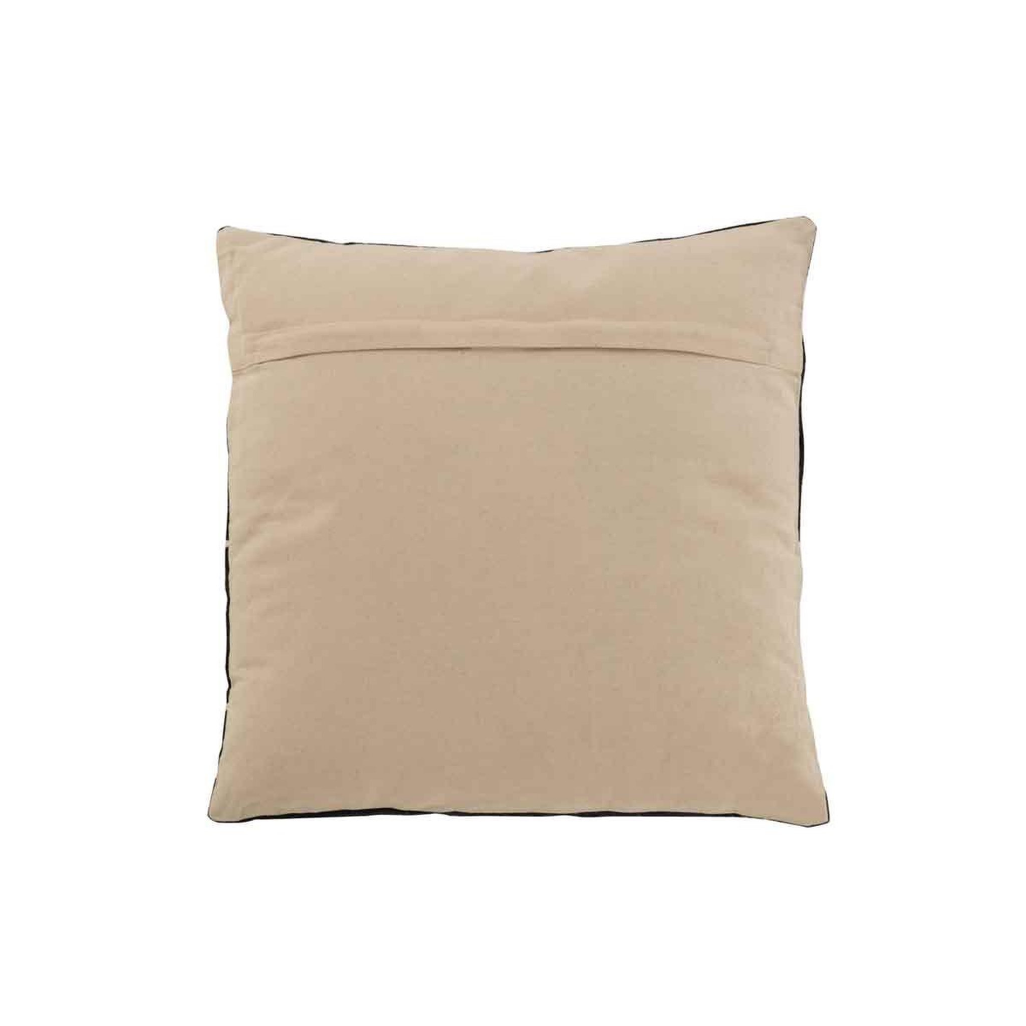Voir la diapositive 2 : J-LINE Coussin Déco  Dessin Graphique  45x45cm Noir