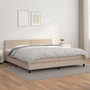 Voir la diapositive 1 : VIDAXL Sommier a lattes de lit avec matelas Cappuccino 200x200 cm