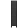Voir la diapositive 2 : VIDAXL Armoire a casiers Anthracite 38x45x180 cm Acier