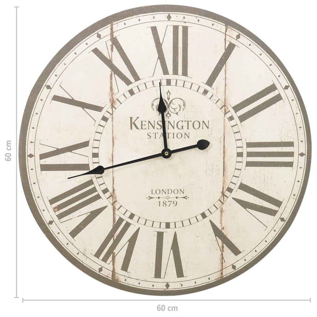VIDAXL Horloge murale vintage Londres 60 cm