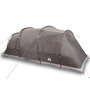 Voir la diapositive 2 : VIDAXL Tente familiale tunnel 6 personnes marron impermeable