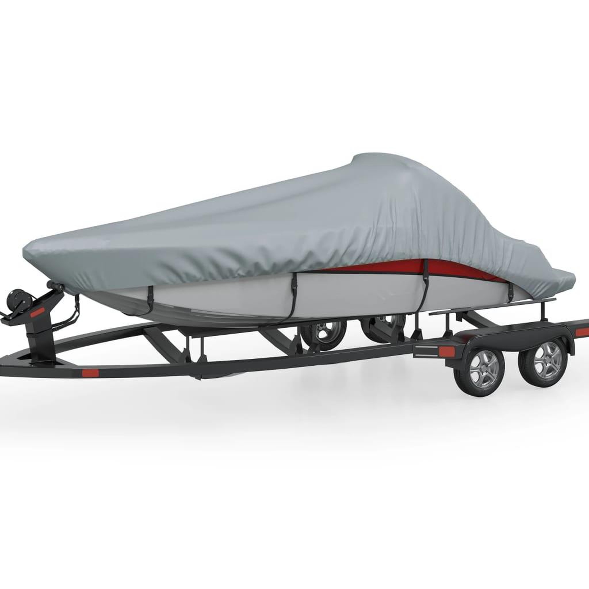VIDAXL Housse pour bateau gris 427-488 cm (longueur) 173 cm (largeur)
