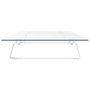 Voir la diapositive 5 : VIDAXL Support de moniteur blanc 100x35x8 cm verre trempé et métal