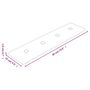 Voir la diapositive 6 : VIDAXL Panneaux muraux 12 pcs Cappuccino 60x15 cm Similicuir 1,08 m^2