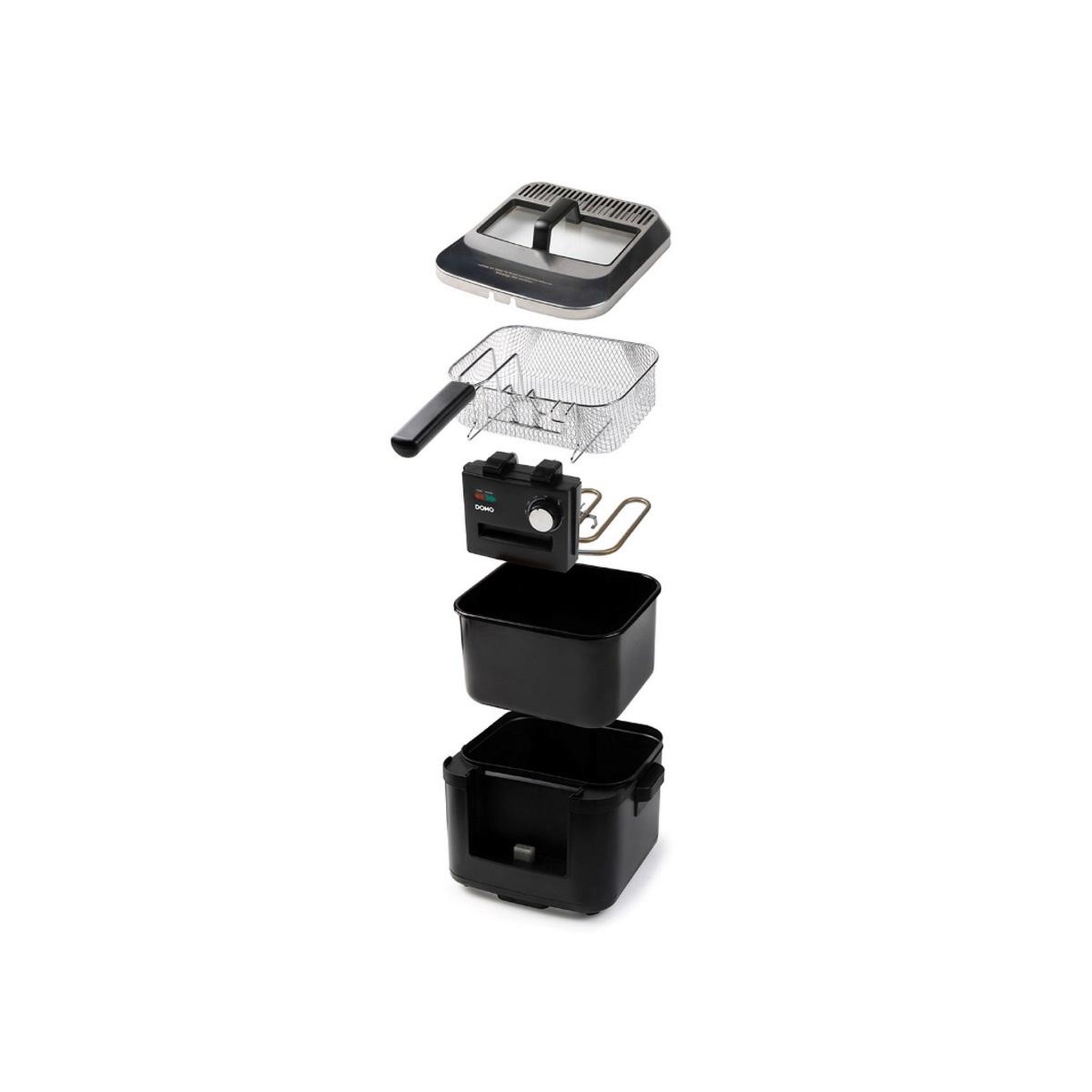 Voir la diapositive 5 : Domo Friteuse 4l 2000w noir - do545fr