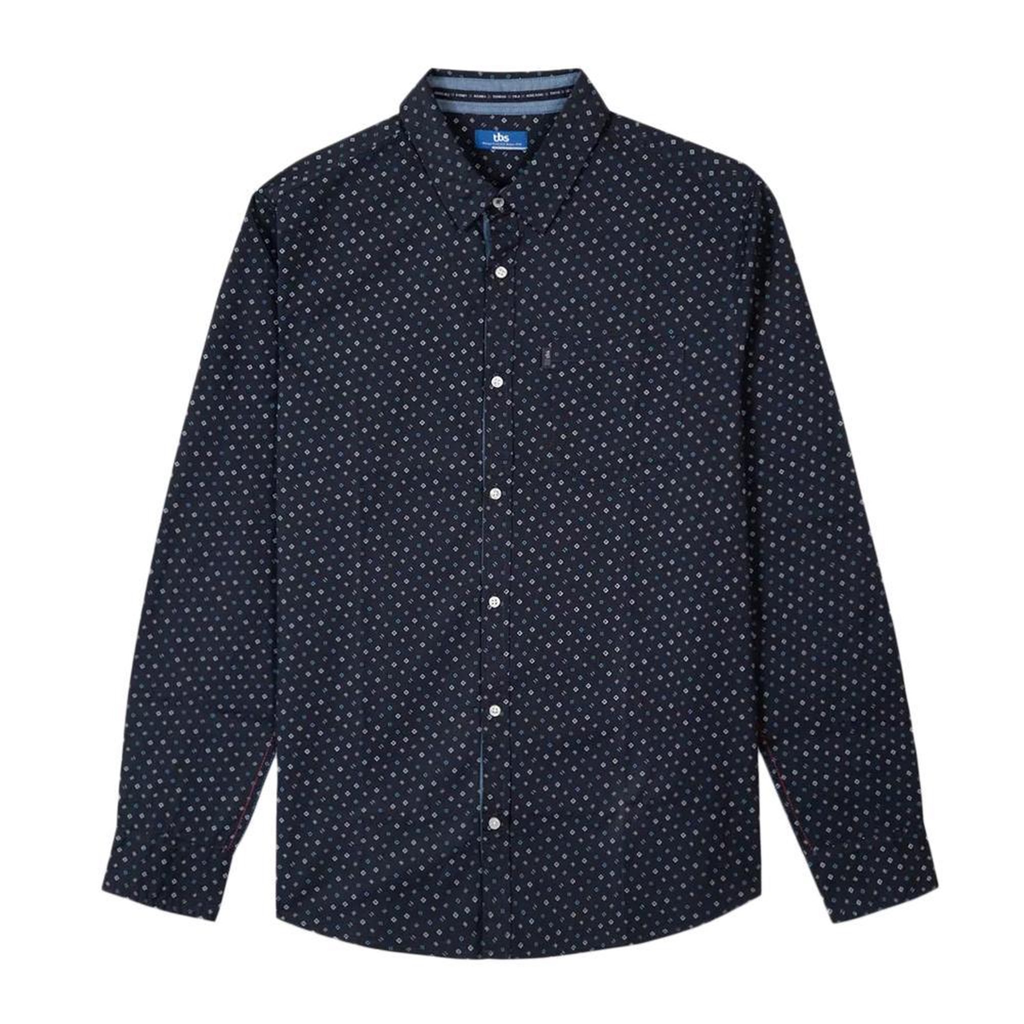 TBS Chemise  Homme TBS ENNIO. Coloris disponibles : Bleu