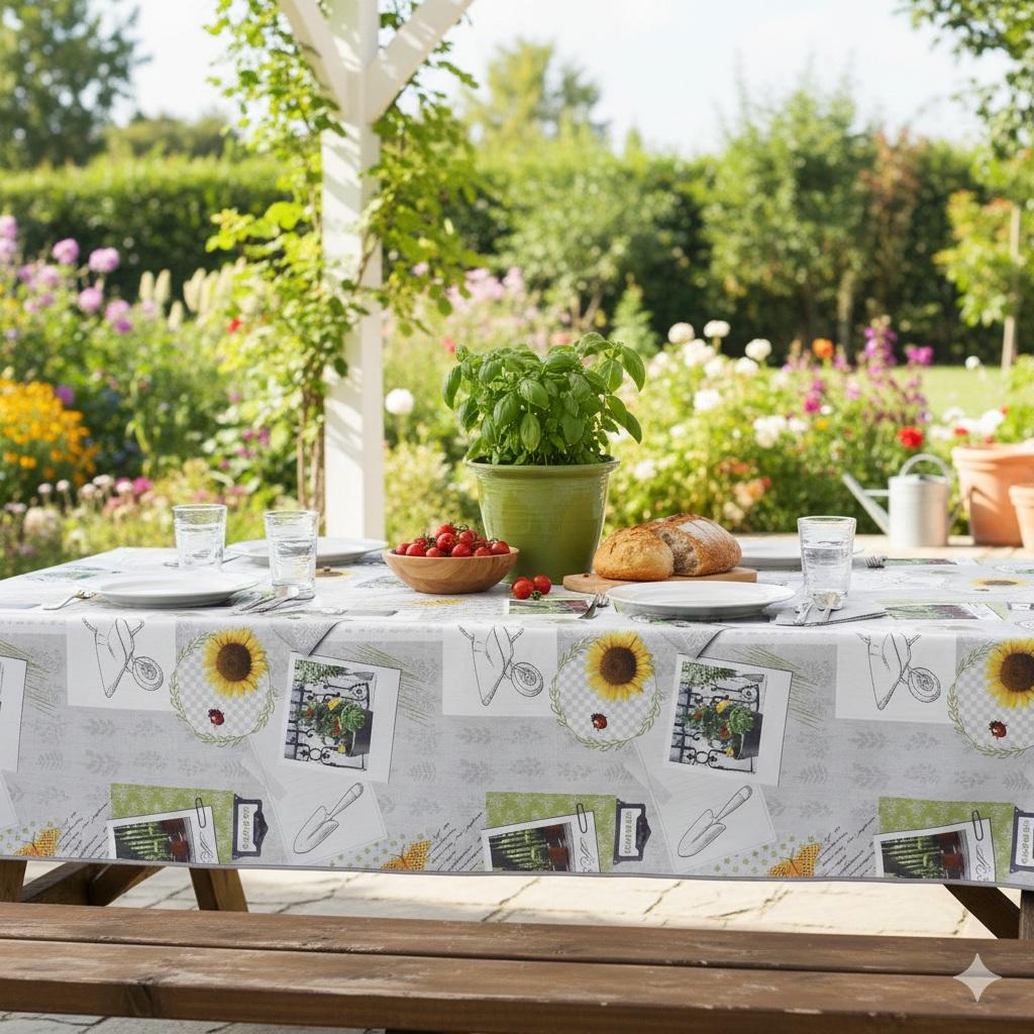 Voir la diapositive 2 : Eden Nappe petit potager design et moderne