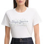 Voir la diapositive 1 : Pepe Jeans T-Shirt Blanc Femme Pepe Jeans Bero