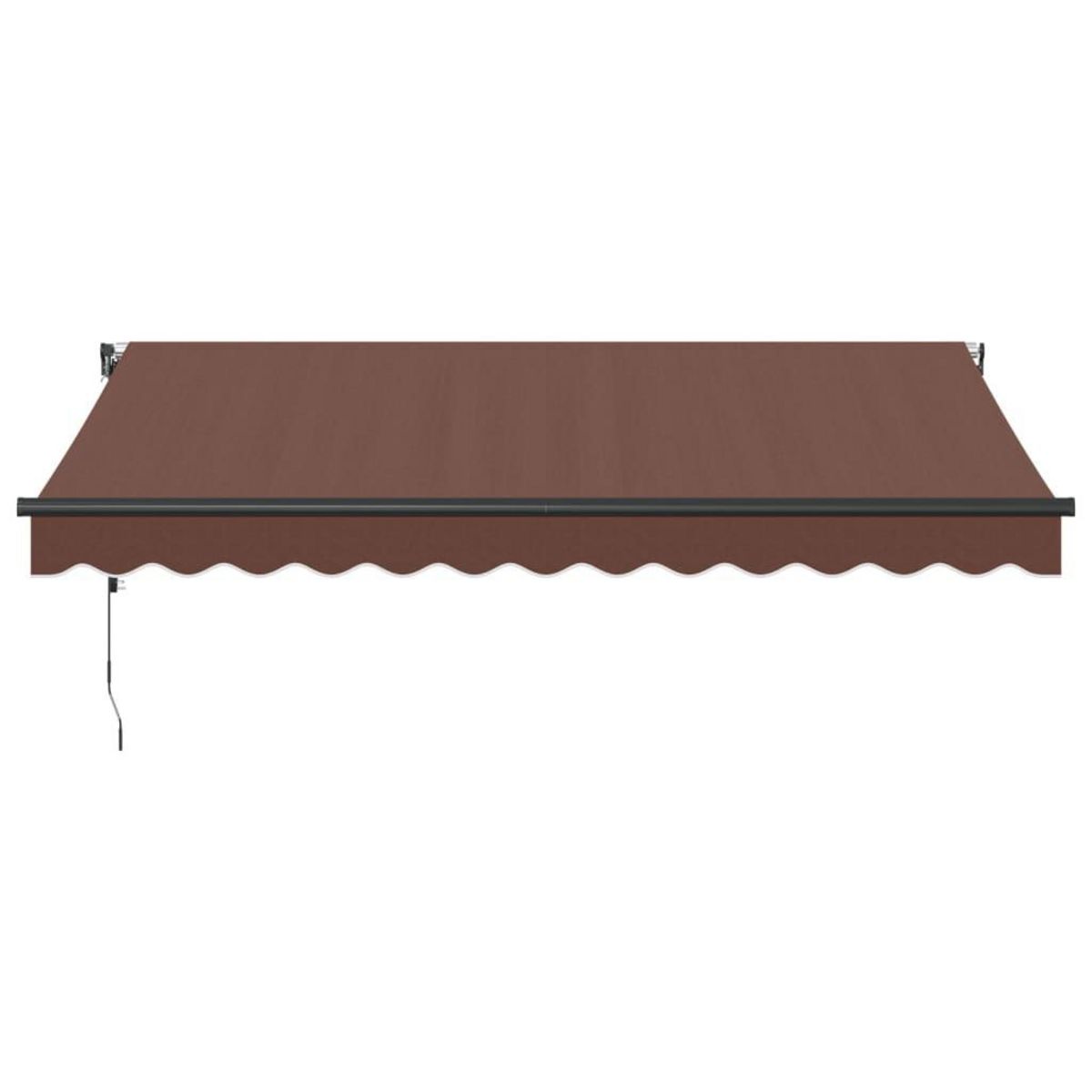 VIDAXL Auvent retractable automatique marron 350x250 cm