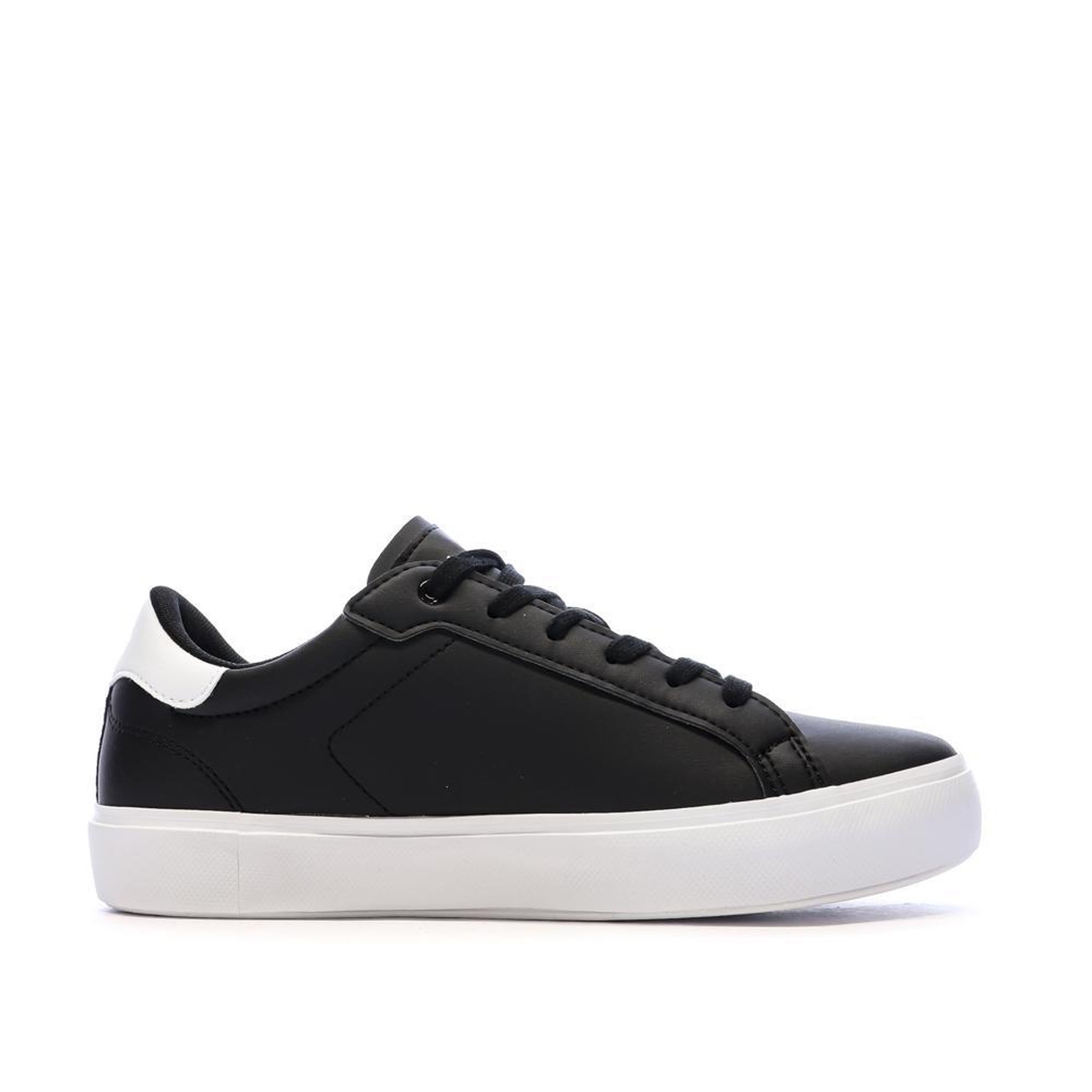 Voir la diapositive 2 : Lacoste Baskets Noires Femme Lacoste Powercourt Core Essentials
