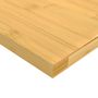 Voir la diapositive 3 : VIDAXL Etagere murale 60x20x1,5 cm bambou