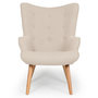 Voir la diapositive 3 : Paris Prix Fauteuil & Pouf Scandinave  Orle  98cm Beige