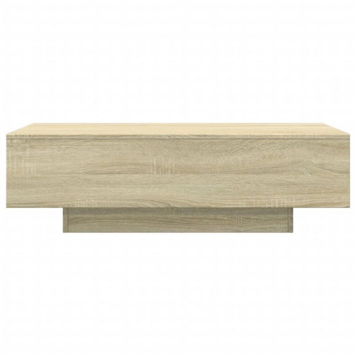 VIDAXL Table basse chêne sonoma 100x49,5x31 cm bois d ingénierie