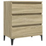 Voir la diapositive 2 : VIDAXL Buffet Chene sonoma 60x35x70 cm Bois d'ingenierie