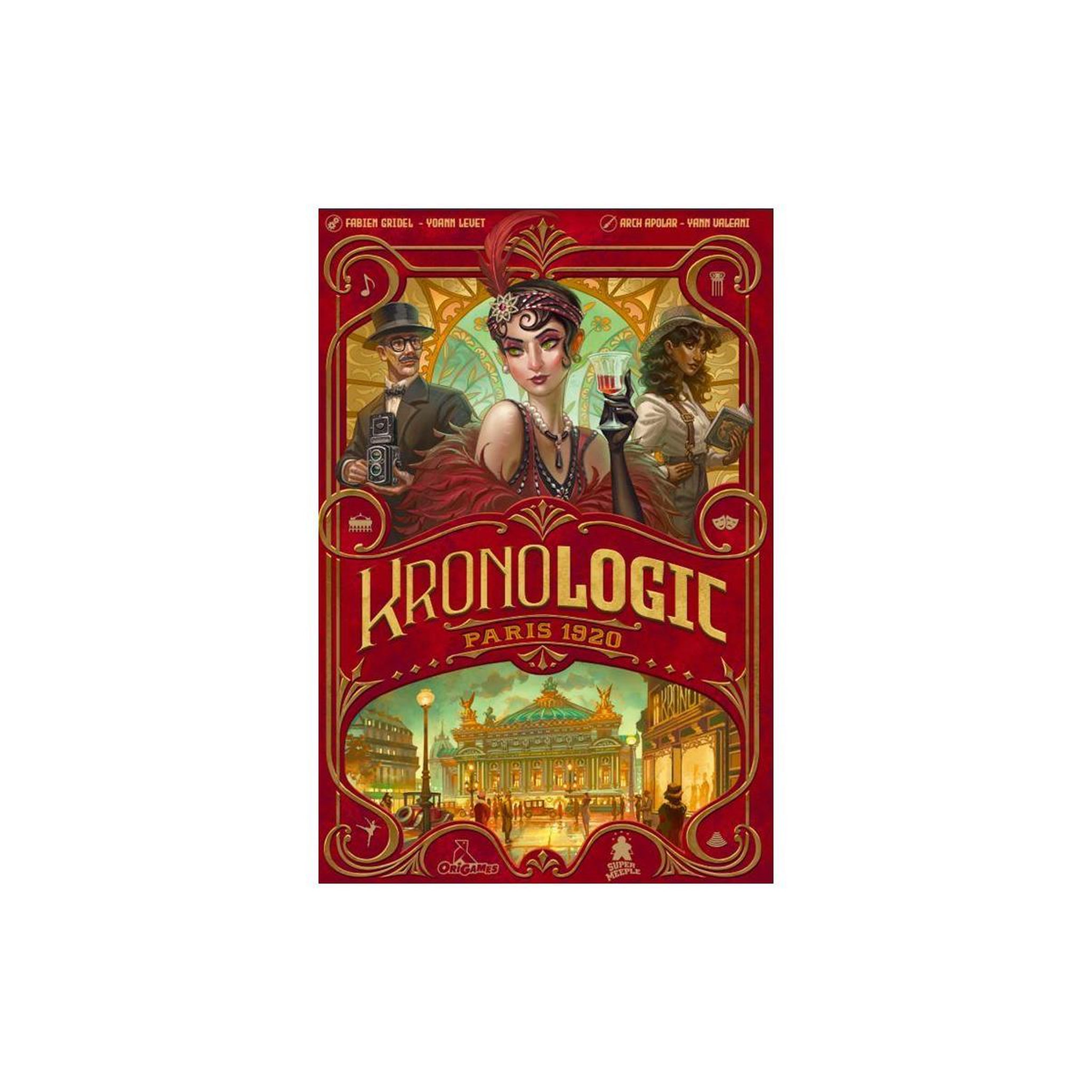 Origames Jeu d'enquête Origames Kronologic Paris 1920 Multicolore