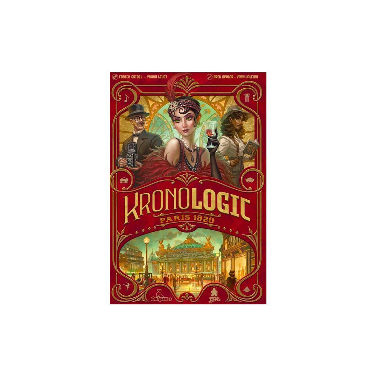 Origames Jeu d'enquête Origames Kronologic Paris 1920 Multicolore