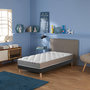 Voir la diapositive 2 : IDLITERIE Ensemble matelas mémoire de forme et mousse HR ZENITH avec sommier - confort français