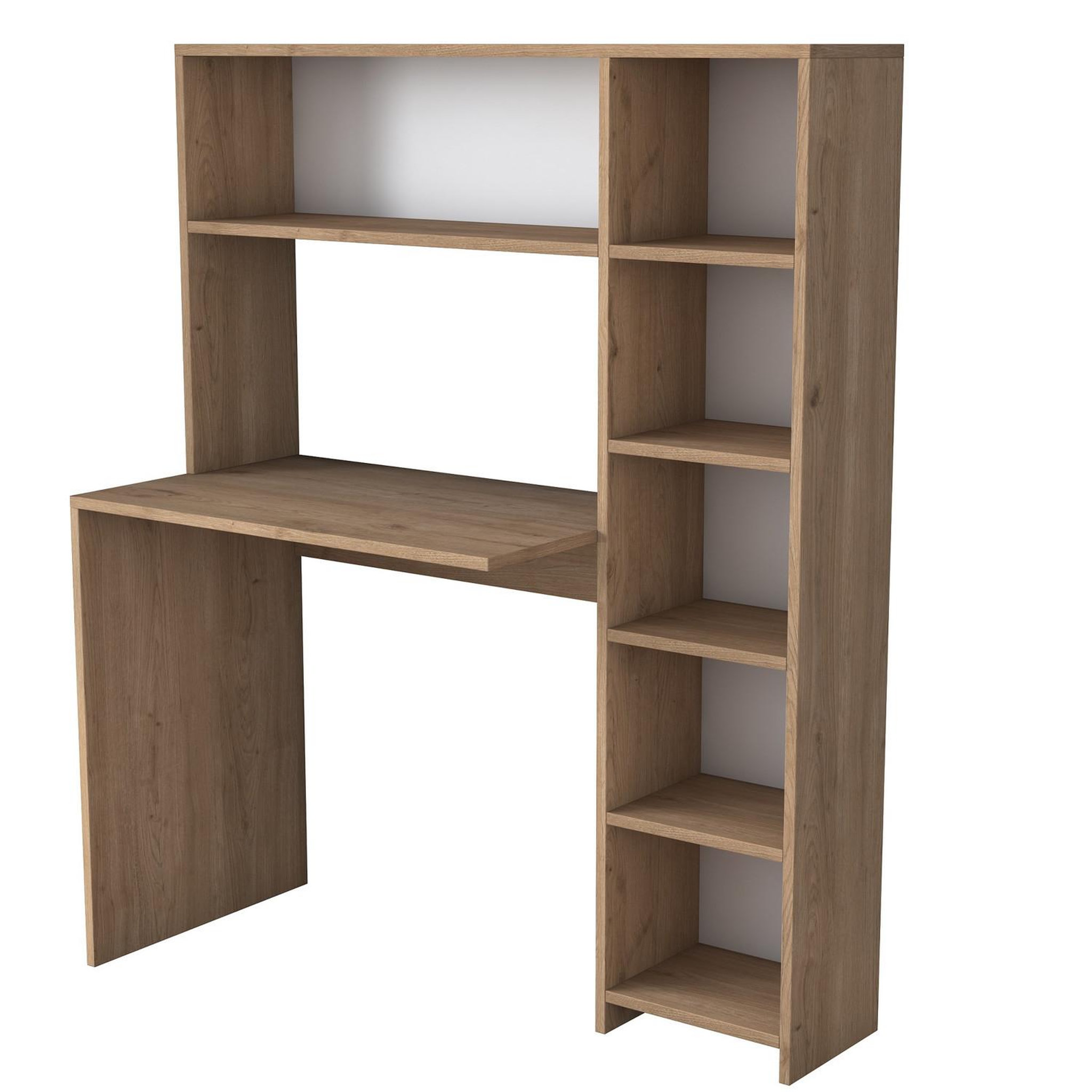 Habitat et Jardin Bureau en bois  haham  113 x 40 x 142 cm - chêne