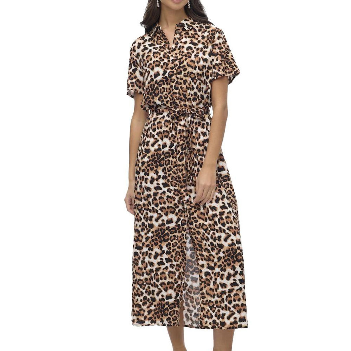 Vero Moda Robe Blanc/Noir à Motifs Femme Vero Moda Joy