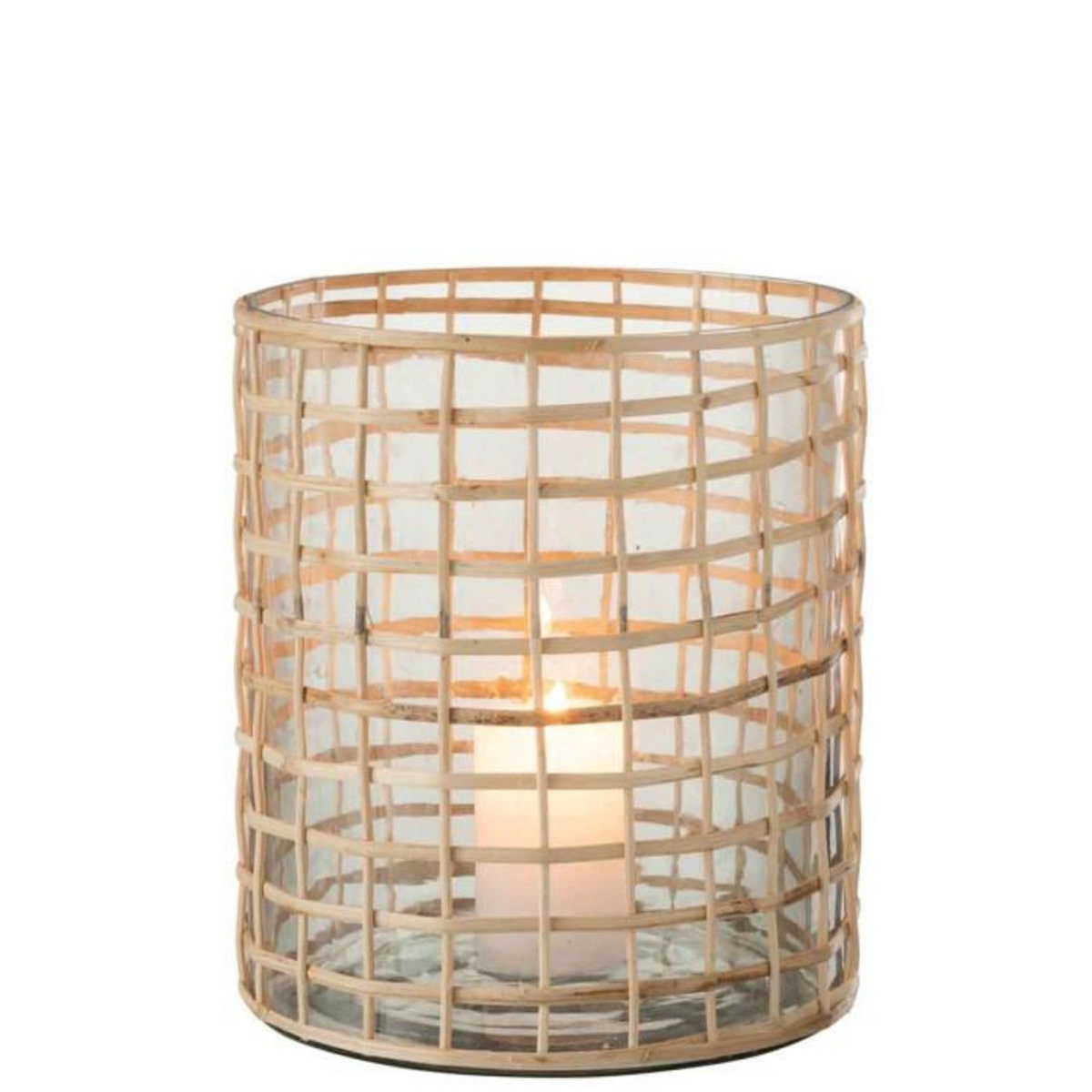 Paris Prix Photophore Design en Rotin  Lamina  22cm Naturel