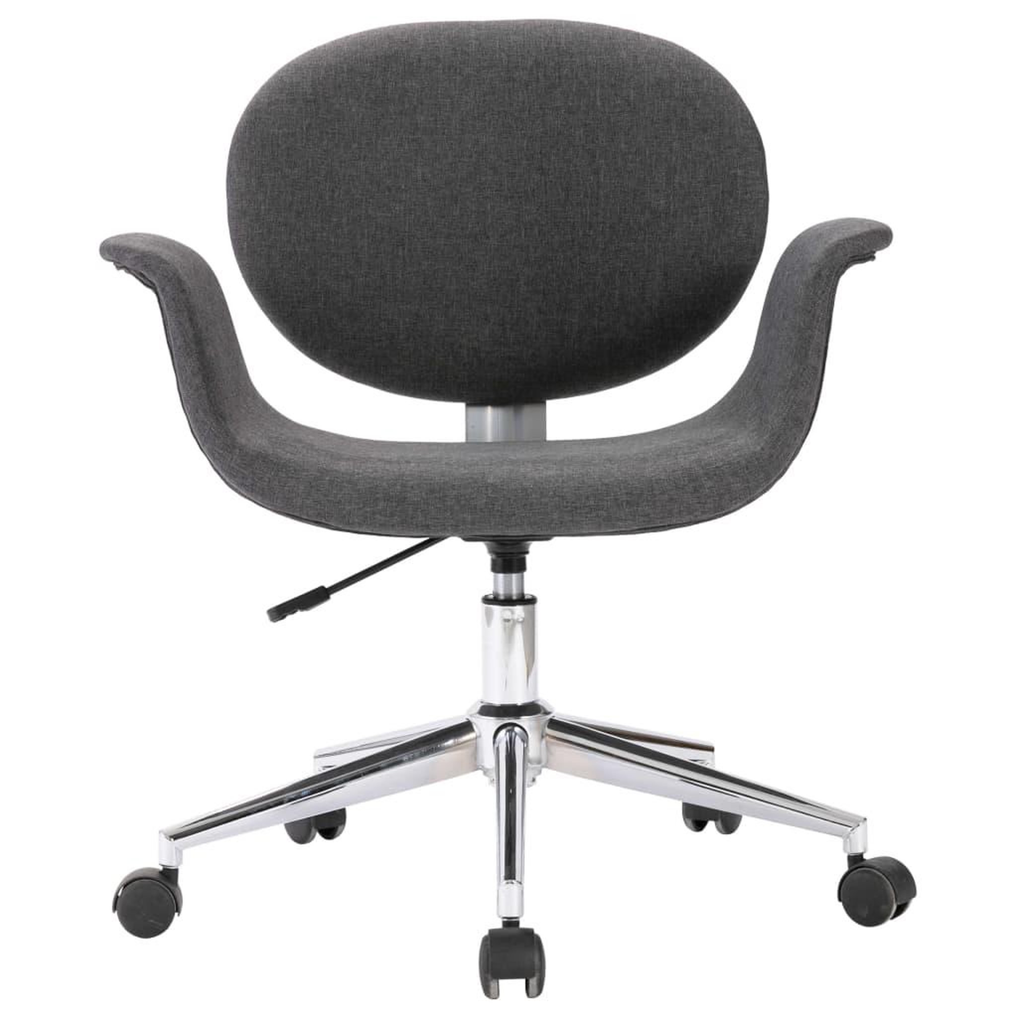 Voir la diapositive 3 : VIDAXL Chaise pivotante de bureau Gris Tissu