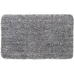 GUY LEVASSEUR Tapis de bain uni en polyester 50x80cm. Coloris disponibles : Bleu