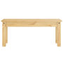 Voir la diapositive 4 : VIDAXL Banc a manger Panama 105x30x45 cm bois massif de pin