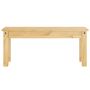 Voir la diapositive 4 : VIDAXL Banc a manger Panama 105x30x45 cm bois massif de pin