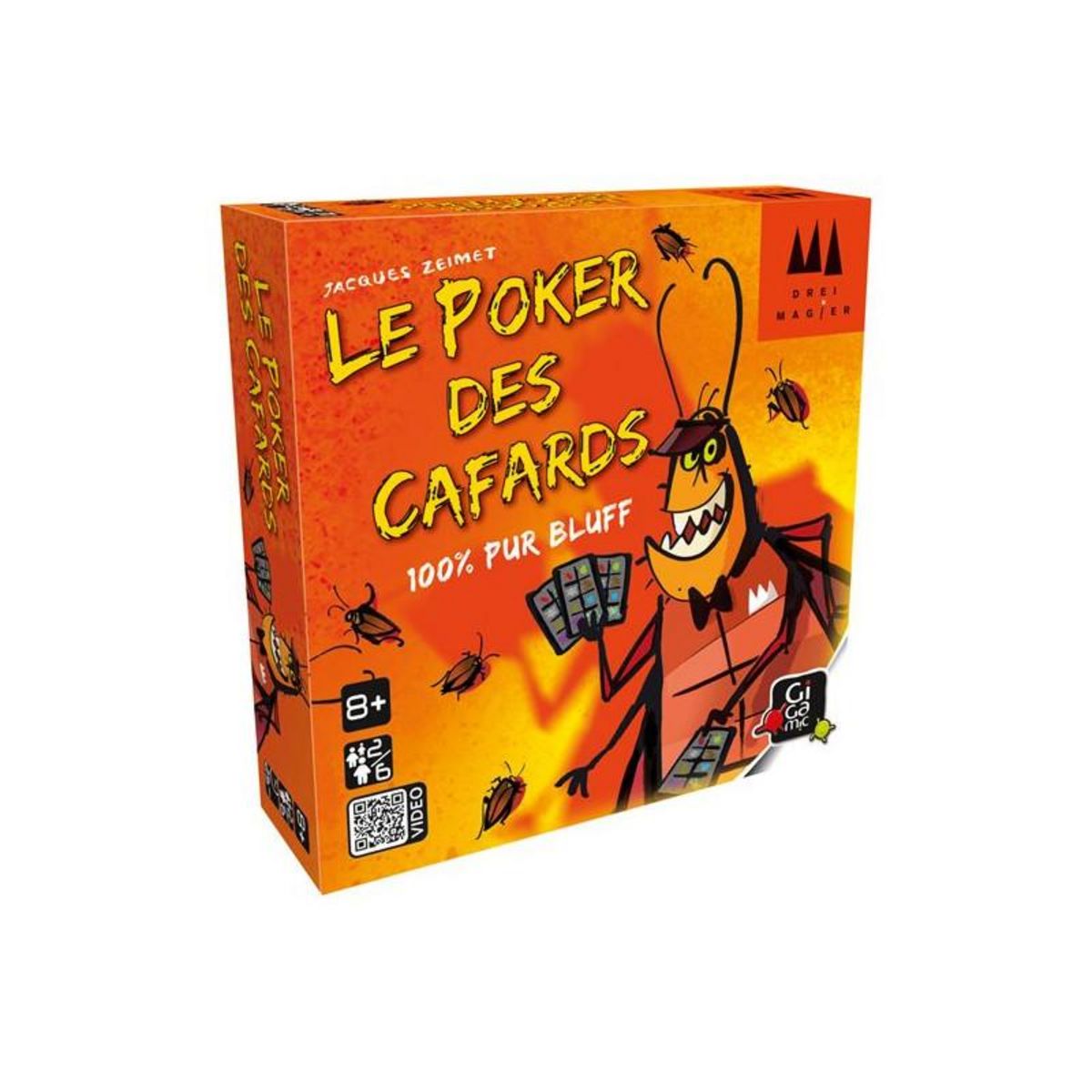 Gigamic Jeu d'ambiance Gigamic Le Poker des Cafards