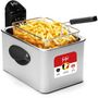 Voir la diapositive 2 : FRIFRI Friteuse semi-professionnelle 3528 Gris Duofil 1kg