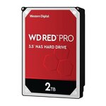Western Digital WD Red™ Pro - Disque dur Interne NAS - 2To - 7 200 tr/min - 3.5 (WD2002FFSX)