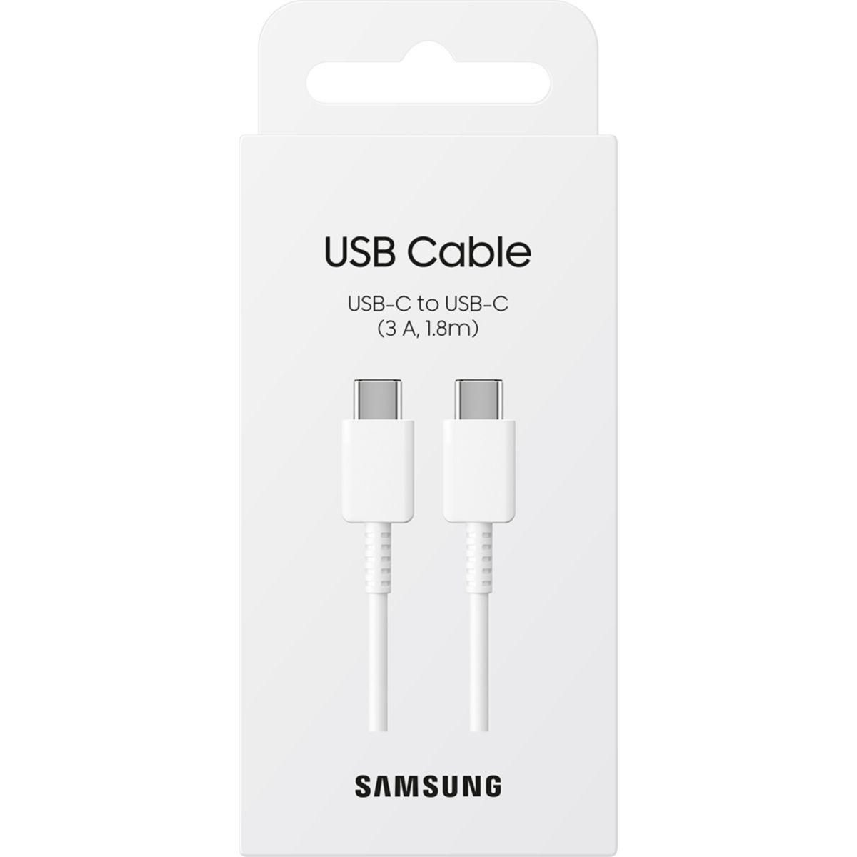 Samsung Câble USB USB-C vers USB-C 25W 1.8m blanc